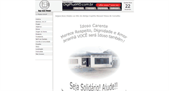 Desktop Screenshot of abrigoemvcarvalho.com.br
