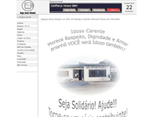 Tablet Screenshot of abrigoemvcarvalho.com.br